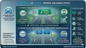 🚗 Çevre Yolu mu Otoyol mu? 5 Kritik Fark ve Doğru Hız Limiti Rehberi