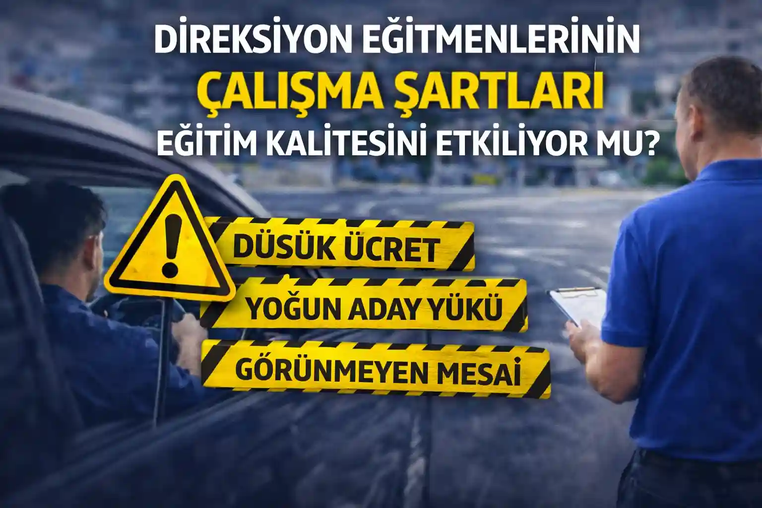 Direksiyon Eğitmenlerinin Çalışma Şartları Eğitim Kalitesini Etkiliyor mu?