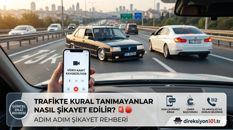 Trafikte Kural Tanımayanlar Nasıl Şikayet Edilir?