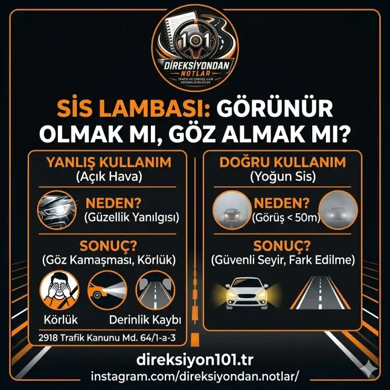 Sis Farı Ne Zaman Kullanılmalı?